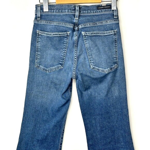 Citizens Of Humanity Womens Jeans Chloe Super Flare Wide Leg Mid Rise Size 25 - Picture 5 of 16
